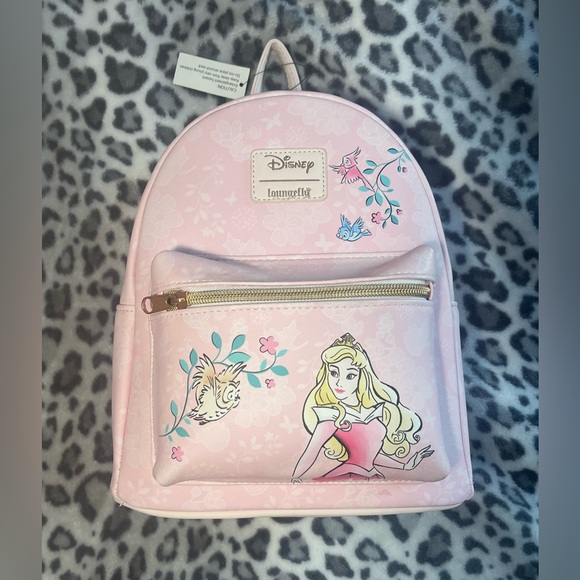 Disney Loungefly Sleeping Beauty Mini Backpack Light Pink main image 3